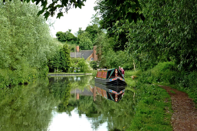 Canal near Whittington in Staffordshire