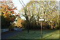 Elmsett village sign beside Whatfield Road