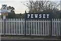 Sign at Pewsey Station