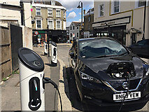 TQ3370 : Electric car charging points, St Aubyn's Road, Crystal Palace, southeast London by Robin Stott