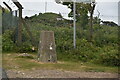 SZ5678 : Triangulation Pillar, Wroxall Down by N Chadwick