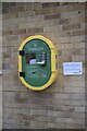 TF0920 : Defibrillator at the Darby and Joan Hall by Bob Harvey