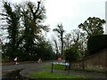 Looking from Hare Hill Close onto Pyrford Road