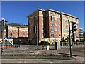 Flats overlooking Ham & Blackbird roundabout