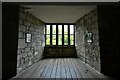 Skipton Castle: The Withdrawing Room (Parlour) bay window