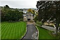 Skipton Castle: Outer Gate with Clifford motto 