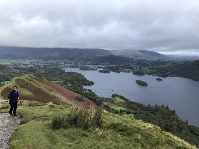 The slopes of Cat Bells