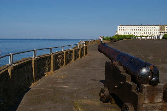 Margate: cannon on Fort Green