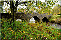 H4772 : Stone-built footbridge over Ballinamullan Burn by Kenneth  Allen