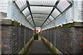 Footbridge across the Piccadilly Line