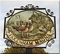 Fakenham Magna village sign