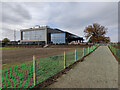 Construction of the new Everards brewery and beer hall