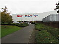 ST3486 : Path towards Tesco Extra in Newport Retail Park by Jaggery