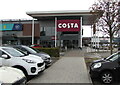 Costa coffee shop in Newport Retail Park