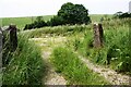 Gateway at track to Hurries Farm