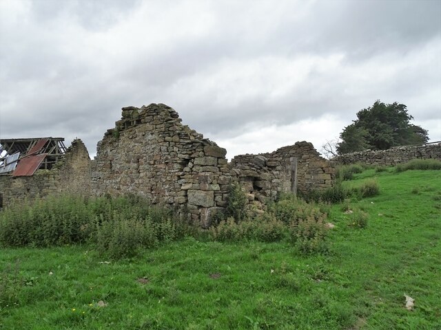 Ruins of the farmstead at Fell Close