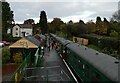 SU6635 : Looking from the bridge at Medstead and Four Marks Station by Basher Eyre