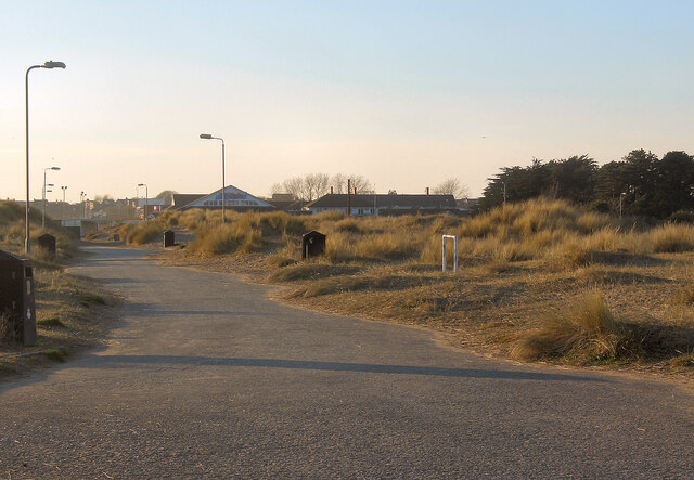 Coast road at the former Sandy Bay Caravan Park, Porthcawl (2)