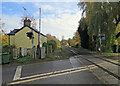 Fulbourn: east from Teversham Road level crossing