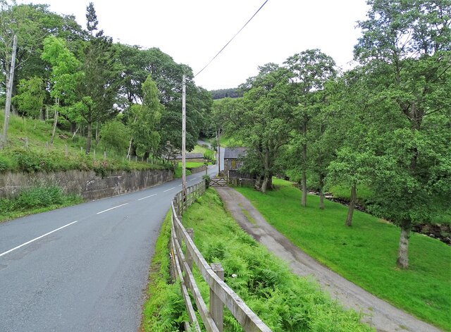 Road down to Horsleyhope Mill