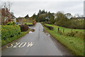 Slow markings along Altamuskin Road