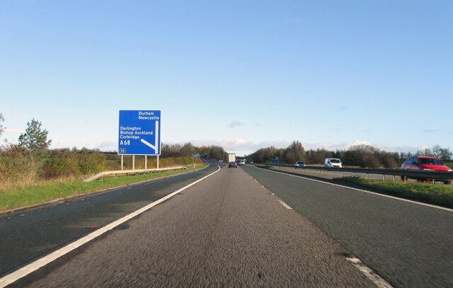 A1(M) northbound © Alex McGregor :: Geograph Britain and Ireland