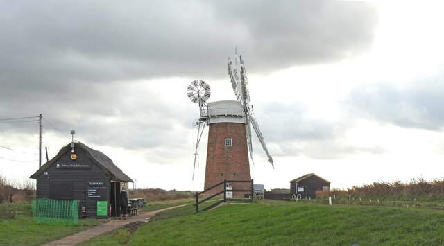 Horsey Drainage Mill from the car park