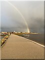 Rainbow from the Fairhaven Lake Coastal Defence Path