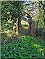 A curious arch in Belton churchyard