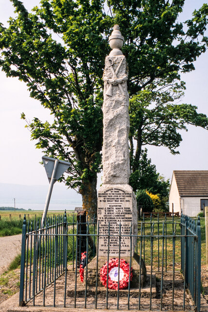 War memorial at Resolis