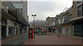 Broadway during redevelopment in Bradford city centre