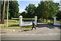 Entrance to Oakley Court Hotel