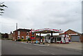 Service station on Station Road, Alford