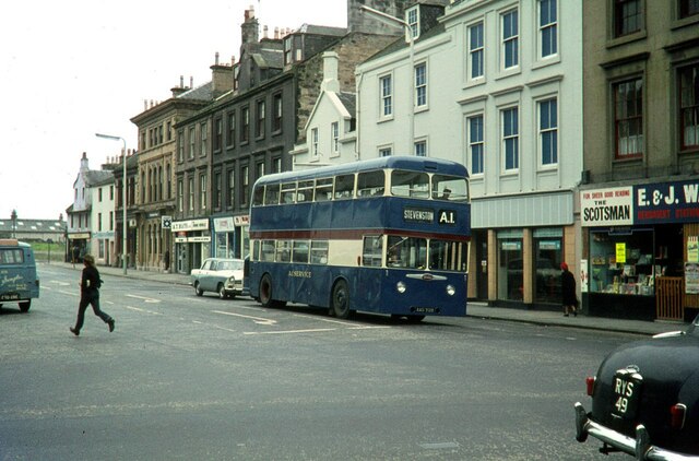 A.1 Services bus at Irvine Cross  1970