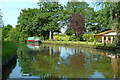 Canal and garden wharf near Slade Heath, Staffordshire