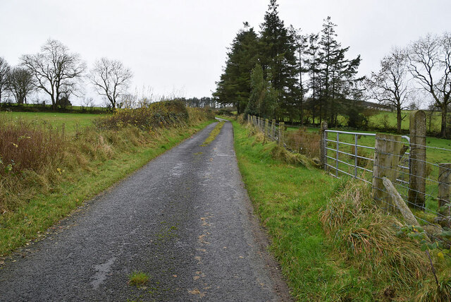 Minor road, Bomackatall Upper © Kenneth Allen cc-by-sa/2.0 :: Geograph ...