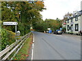 Road (A816) and bridge crossing Abhainn na Cille in Kilmelford