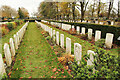 SK8052 : London Road Cemetery, CWGC plot by Richard Croft