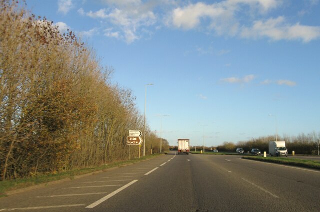 A17 eastbound © Alex McGregor :: Geograph Britain and Ireland