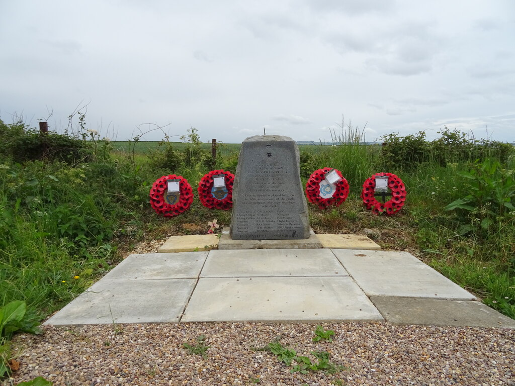 Aircrew memorial near Ulceby Cross © JThomas cc-by-sa/2.0 :: Geograph ...