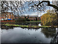 SD7807 : Fishing Lodge and Canal, Radcliffe by David Dixon