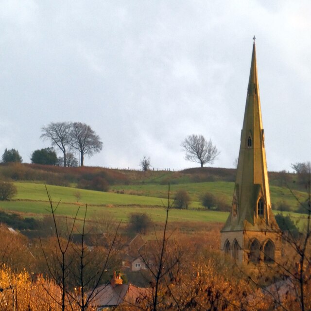Werneth Low & Hyde Chapel spire