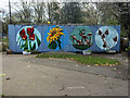 Upper Holloway : mural, Sunnyside Community Gardens