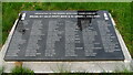 Memorial to miners lost at Bramley Vale Drift Mine & Glapwell Colliery