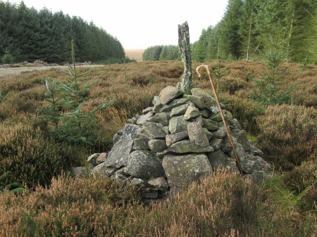 Cairn on Harecleugh Hill