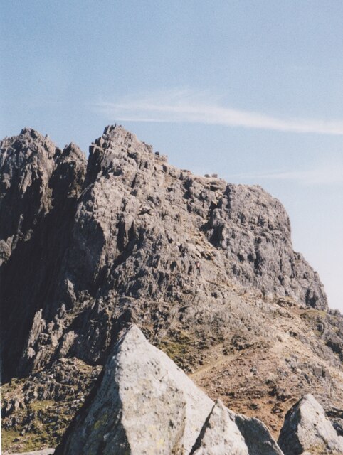 The Pinnacles of Crib Goch from the summit of Bwlch Coch