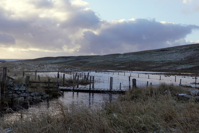 Moderate floods, Norwick meadows