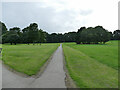 SE2337 : Path towards Park Drive, Horsforth Hall Park by Stephen Craven