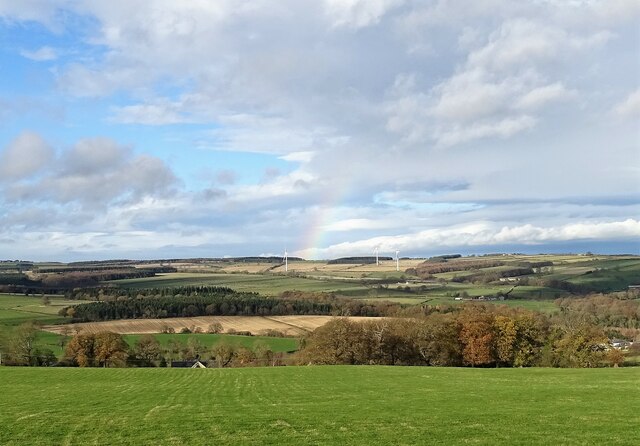 Rainbow over the Derwent Valley