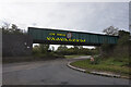 SP6220 : Rail bridge on the A41 near Blackthorpn by Ian S